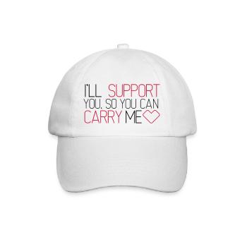 Support & Carry (League of Legends) - Casquette classique - blanc/blanc - Devant