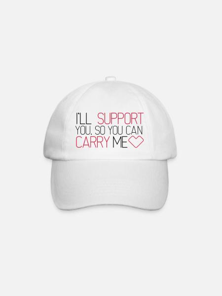 Support & Carry (League of Legends) - Casquette classique - blanc/blanc