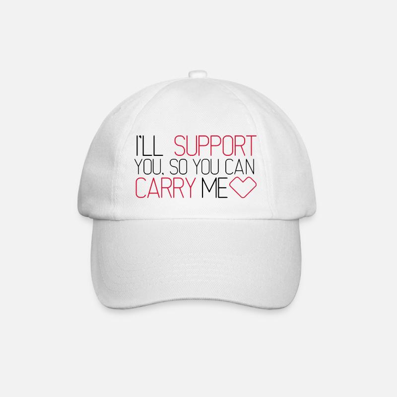 Support & Carry (League of Legends) - Casquette classique - blanc/blanc
