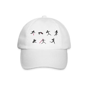 Track & Field, Heptathlon - Baseball Cap - white/white - Front