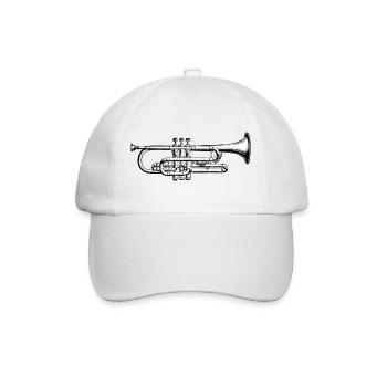 Trompette - Casquette classique - blanc/blanc - Devant