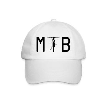 VTT Biker VTT - Casquette classique - blanc/blanc - Devant