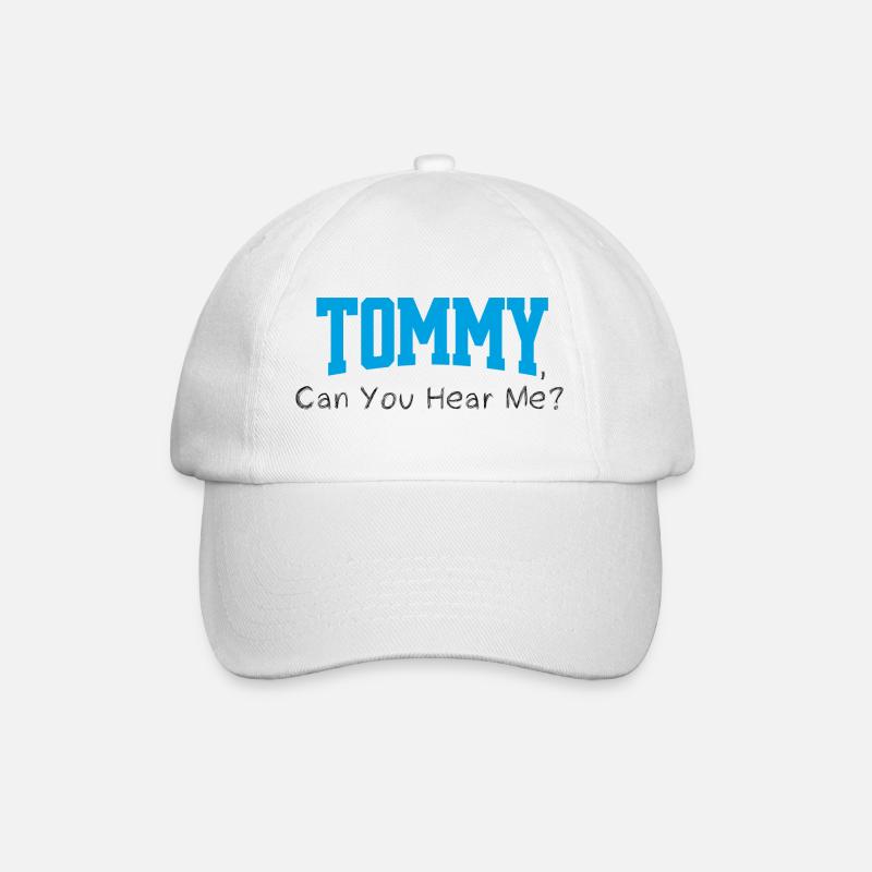 Tommy, Can You Hear Me? - Baseballkappe - Weiß/Weiß