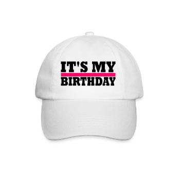 anniversaire - Casquette classique - blanc/blanc - Devant