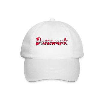 Danemark résidence secondaire Danemark vacances disant drapeau - Casquette classique - blanc/blanc - Devant
