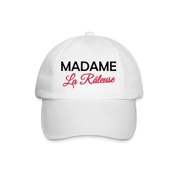 Madame la râleuse - Casquette classique - blanc/blanc - Devant