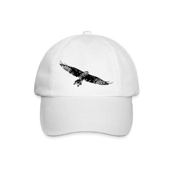 Oiseau de proie aux ailes larges - Casquette classique - blanc/blanc - Devant