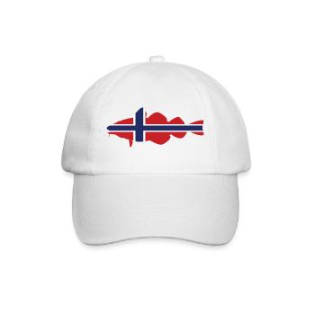Cod Norway - Baseball Cap - white/white - Front
