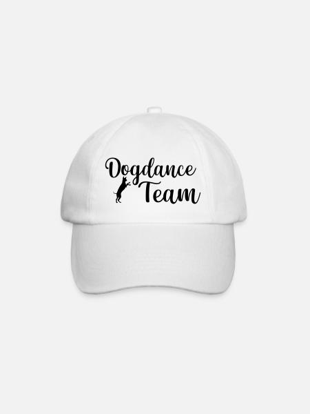 Dog Dancing dog sport - Baseball Cap - white/white