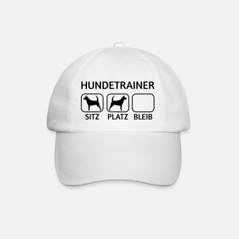 hundetrainer - Baseballkappe - Weiß/Weiß