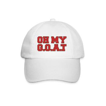 OH MY GOAT AMERICAN FOOTBALL TB FAN GIFT - Baseball Cap - white/white - Front