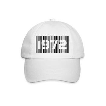 Année de naissance Anniversaire Born In 1972 - Made in 1972 - Casquette classique - blanc/blanc - Devant