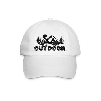 Fans de plein air - Casquette classique - blanc/blanc - Devant