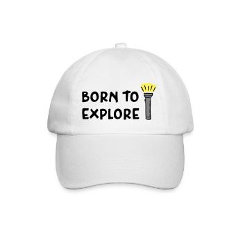 Urbex - Born to explore - Casquette classique - blanc/blanc - Devant