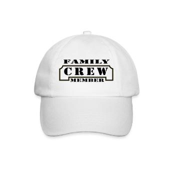 Family Crew Member - Casquette classique - blanc/blanc - Devant