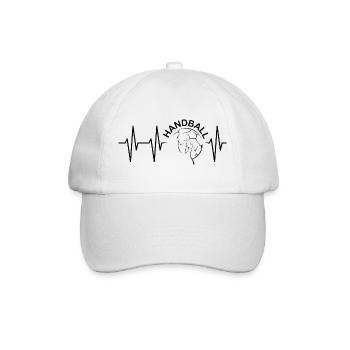 Pulse Team Friends handball heartbeat pulse ecg - Casquette classique - blanc/blanc - Devant