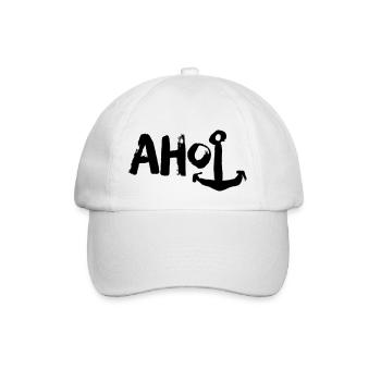 Ahoi - Baseballkappe - Weiß/Weiß - Vorne