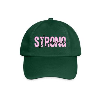 Strong Woman - Casquette classique - vert bouteille - Devant