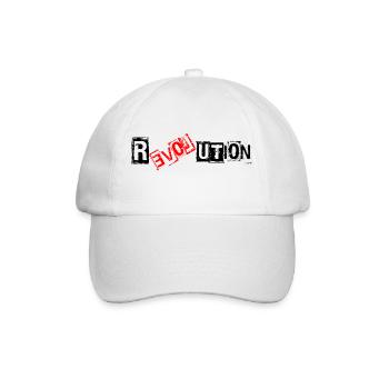 Revolution Love - Baseballkappe - Weiß/Weiß - Vorne