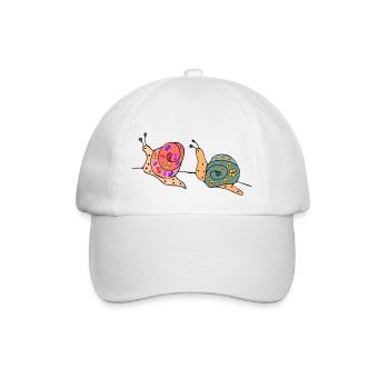 Escargots - Casquette classique - blanc/blanc - Devant