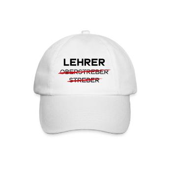 LEHRER LEHRAMT STUDIUM SCHULE - Baseballkappe - Weiß/Weiß - Vorne