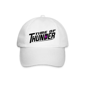 PINK POWER - Baseball Cap - white/white - Front