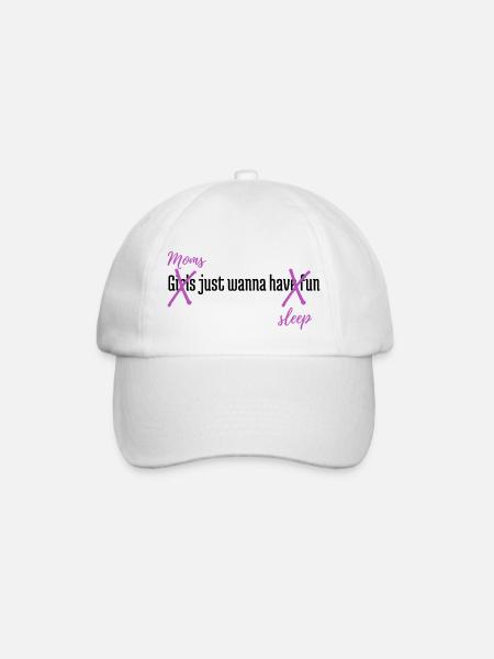 Les mamans veulent juste dormir - Casquette classique - blanc/blanc