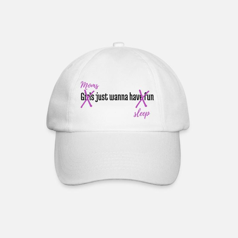 Les mamans veulent juste dormir - Casquette classique - blanc/blanc