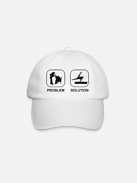 Gymnastique Plancher Gymnastique Gymnastique Gymnastique Gymnastique Gymnastique - Casquette classique - blanc/blanc