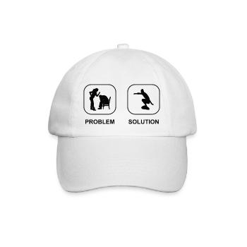 Surfer Surf Surfboard Moniteur de surf Surf - Casquette classique - blanc/blanc - Devant