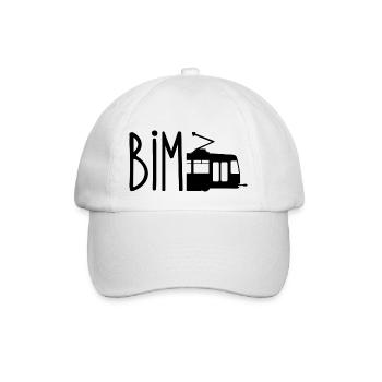 Bim / Wienerisch Straßenbahn - T-Shirt - Baseballkappe - Weiß/Weiß - Vorne