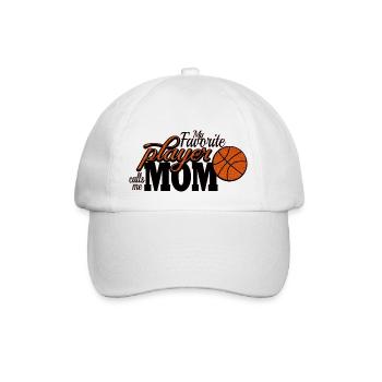 Mon joueur préféré m’appelle maman - Casquette classique - blanc/blanc - Devant