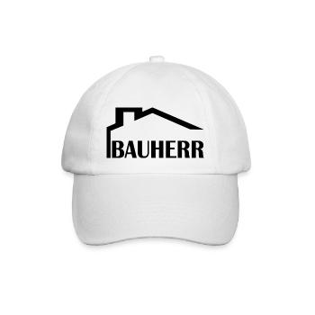Bauherr 2 - Baseballkappe - Weiß/Weiß - Vorne