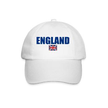 England - Baseball Cap - white/white - Front