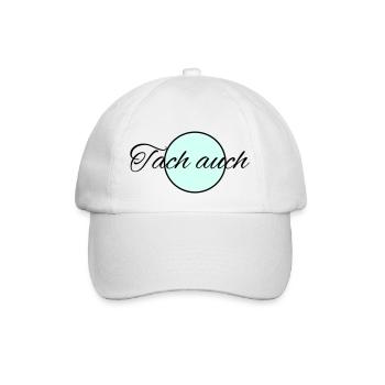 Tach auch - Baseballkappe - Weiß/Weiß - Vorne