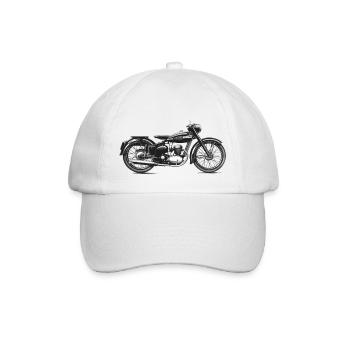 VINTAGE MOTO Kreation Louis RUNEMBERG © Adagp - Baseballkappe - Weiß/Weiß - Vorne