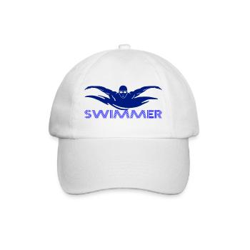 Swimmer - Baseball Cap - white/white - Front
