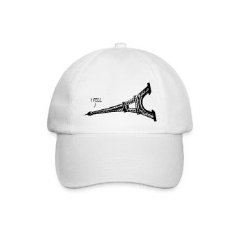 I Fell Graphic - Baseball Cap - white/white - Front
