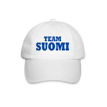 Team suomi - Baseball Cap - white/white - Front