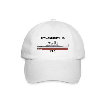 HMS ANDROMEDA -LEANDER ORIG - Baseball Cap - white/white - Front