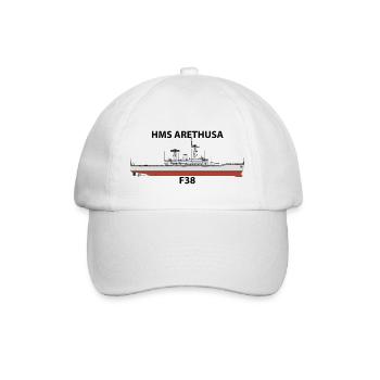 HMS ARETHUSA - LEANDER ORIG - Baseball Cap - white/white - Front