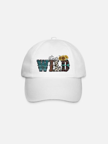 Country Musik ländlich Landei Countrymusiker Mom - Baseballkappe - Weiß/Weiß