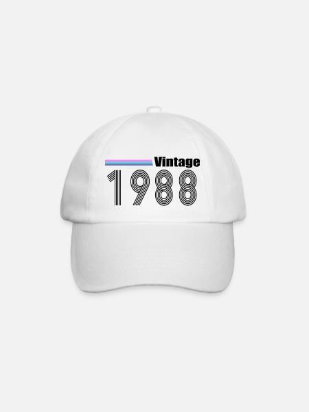 1988 - Casquette classique - blanc/blanc