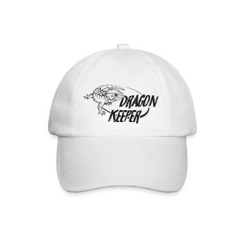 Red Eyed Crocodile Skink Dragon Keeper - Baseball Cap - white/white - Front