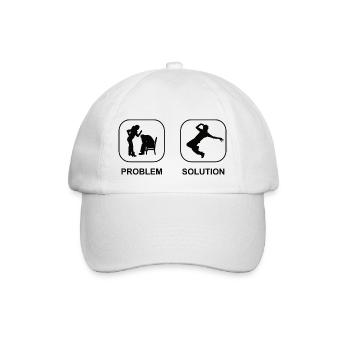 Breakdance Dancer Dance Sport Gift Dancing - Baseball Cap - white/white - Front