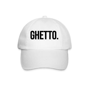 ghetto - Baseballkappe - Weiß/Weiß - Vorne