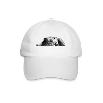 Bulldogge Bulldog - Casquette classique - blanc/blanc - Devant