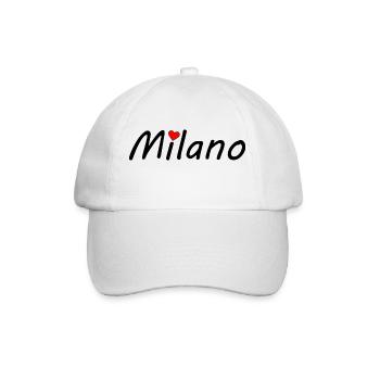 Milano - Baseballkappe - Weiß/Weiß - Vorne