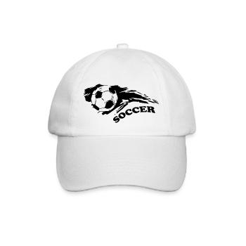 Fußball Football - Casquette classique - blanc/blanc - Devant