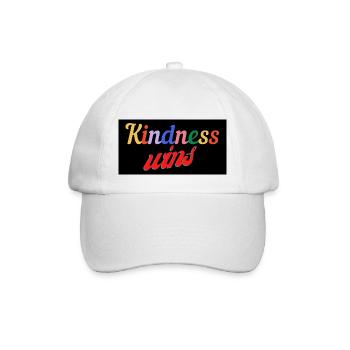 KINDNESS BRAND CLOTHING & ACCESSORIES - Baseball Cap - white/white - Front